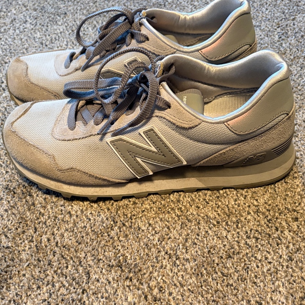 New Balance Light Gray Athletic Shoes